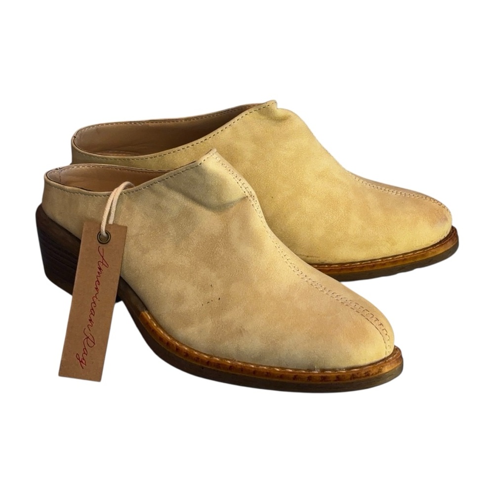 American Rag Women’s Mule Clogs Segovia Milk Beige Vegan Size 8 - NIB